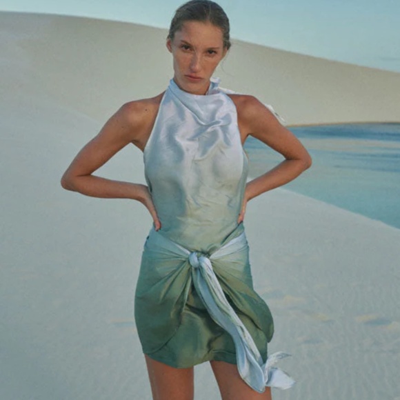 BAOBAB Providencia Dress Green Ombr - Picture 1 of 4